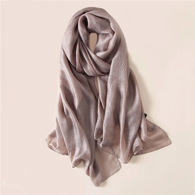 Autumn Fashion Travel Sunscreen Scarf Linen New Imitated Silk Scarves New Sweet Lady Shawl