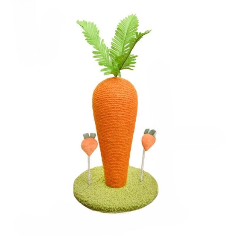 Carrot Shape Scratcher With Pad