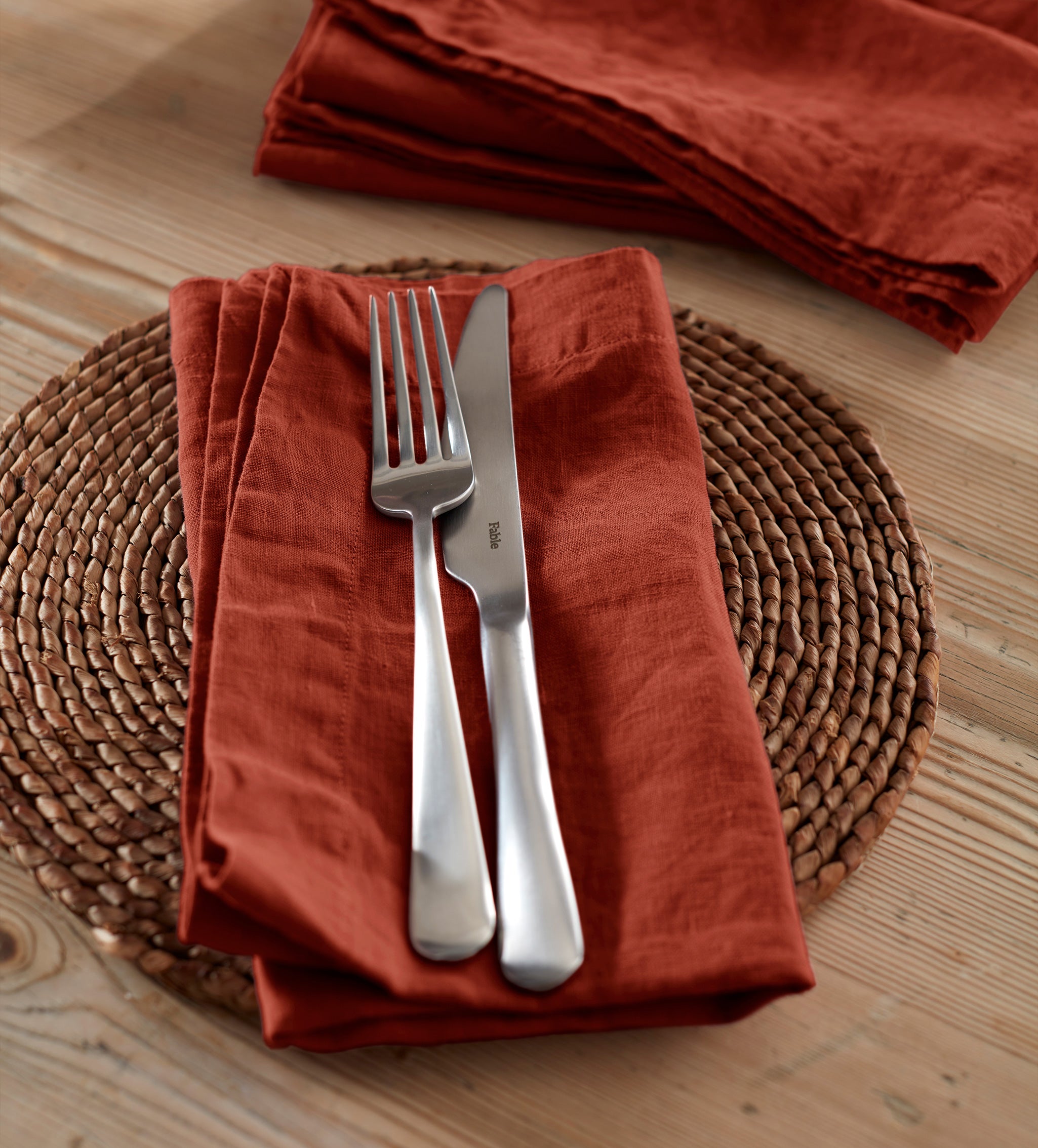 Paprika 100% Linen Napkins