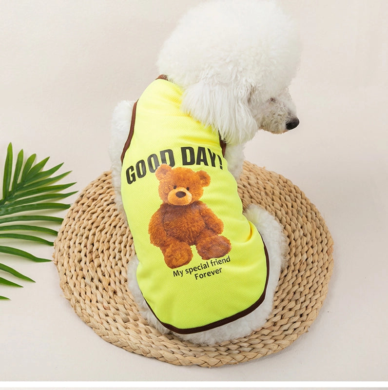 Summer Pet Clothes Small Dog Vest Cat Vest Lightweight Breathable Comfortable Various Sizes Colors Available
