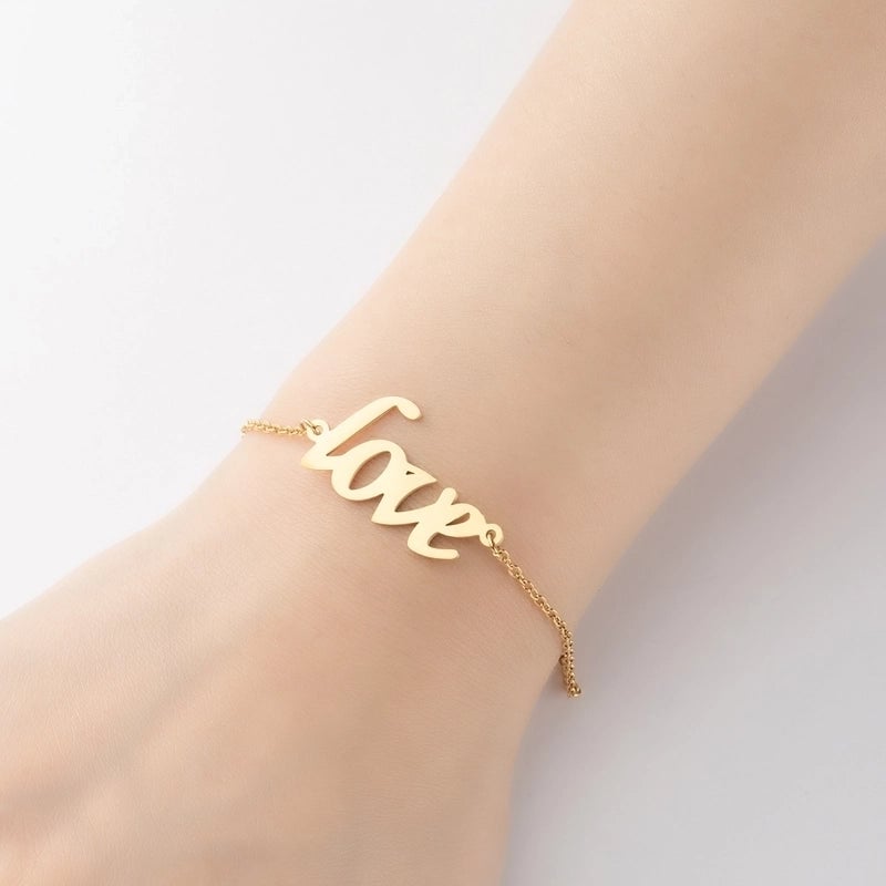 Minimalist Geometric Titanium Steel Bracelets Plating No Inlaid Stainless Steel Bracelets