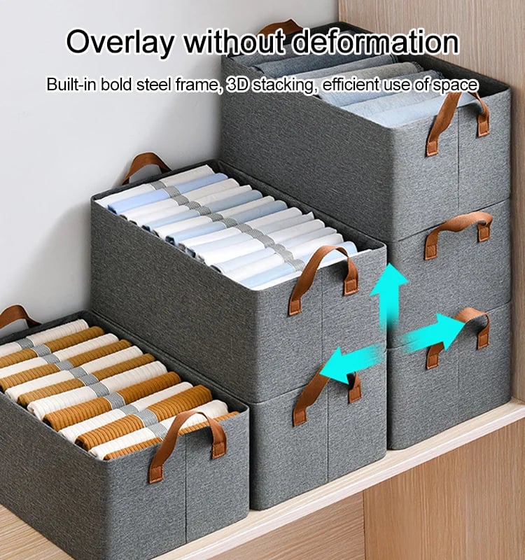 🎁Foldable closet storage box