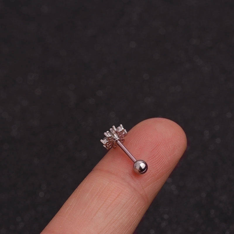 Ear Cartilage Rings & Studs Flower Copper