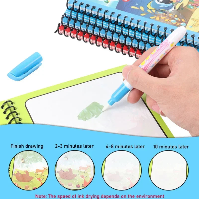Children Reusable Coloring Book Magic.