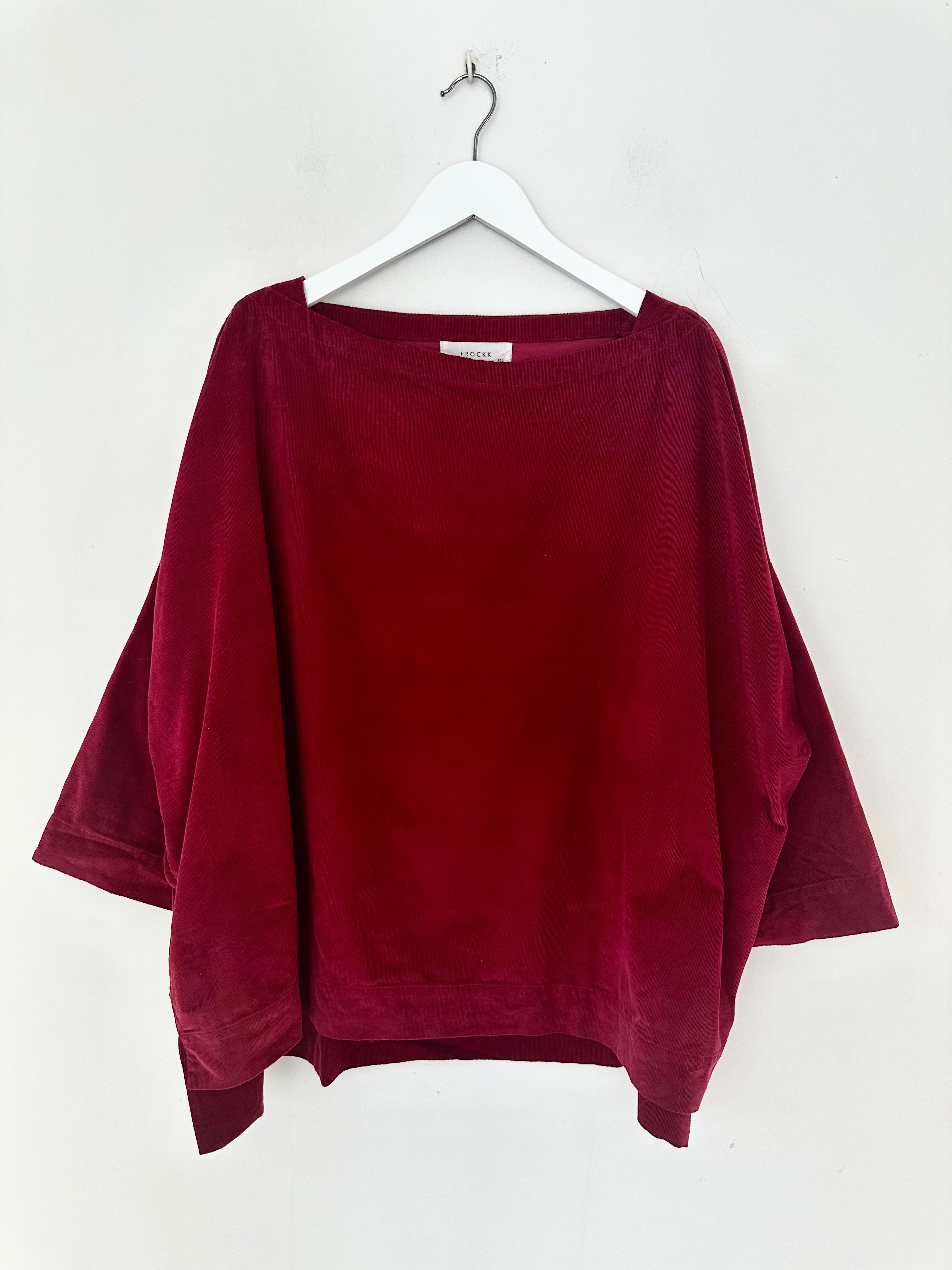 avril top - merlot cord