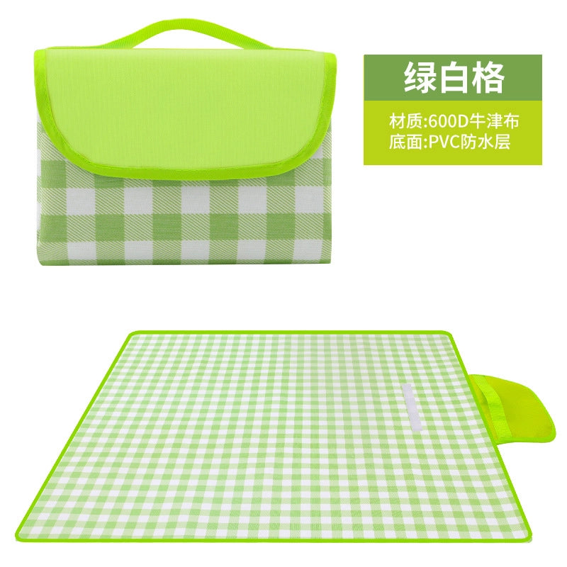 Pastoral Solid Color Waterproof Oxford Cloth Picnic Blanket