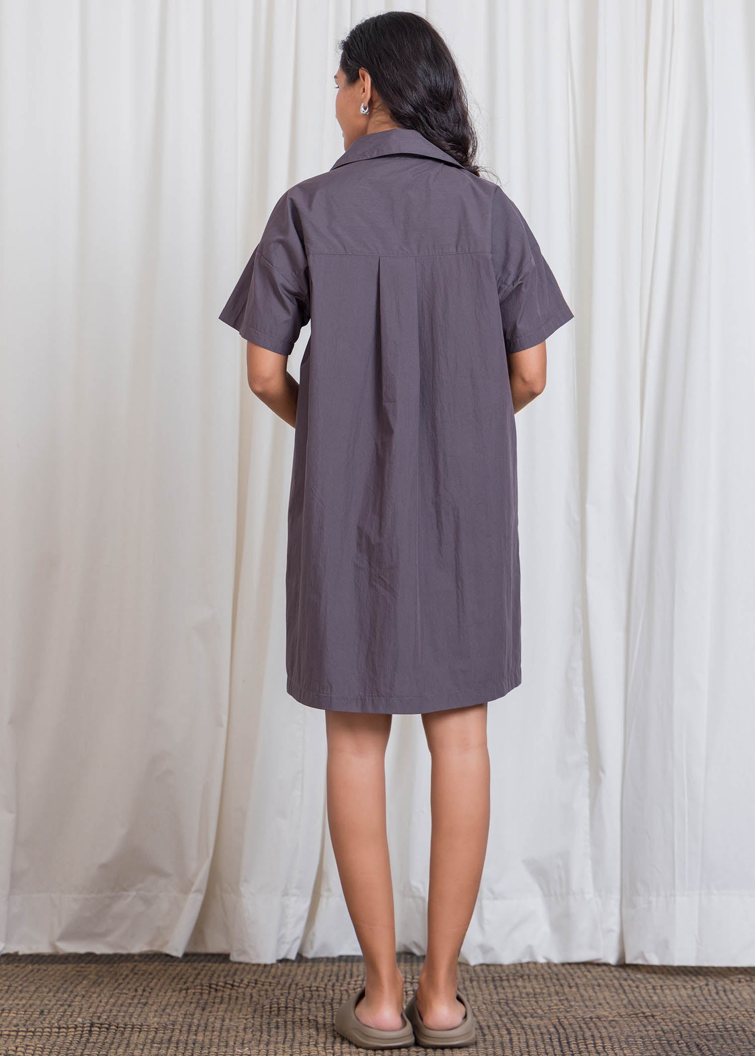 Tent Dress With Collar