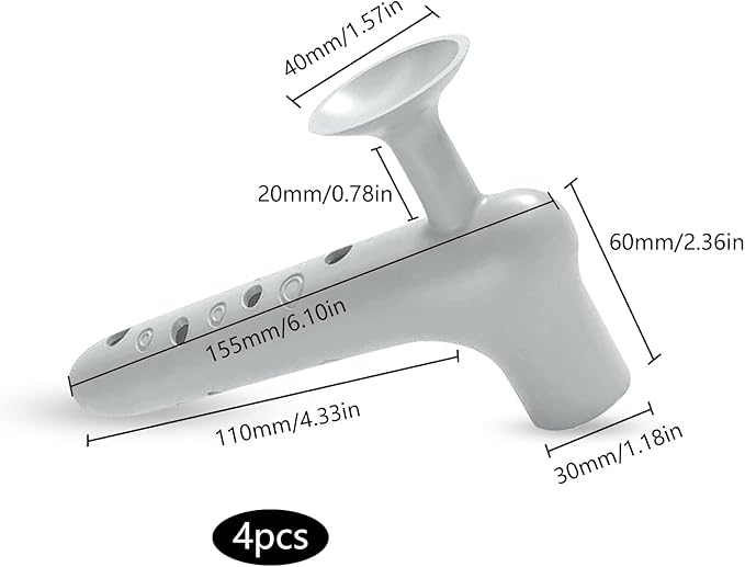 PACK OF 4 SILICONE DOOR HANDLE COVERS