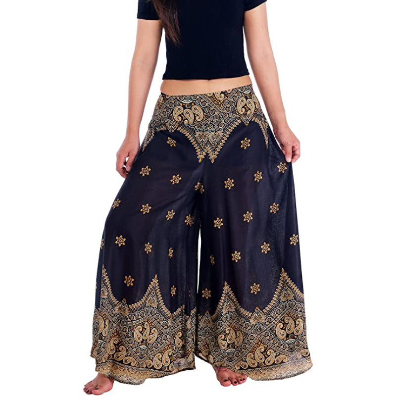 Palazzo Pants for Women Wide Leg Boho Harem Yoga Pants