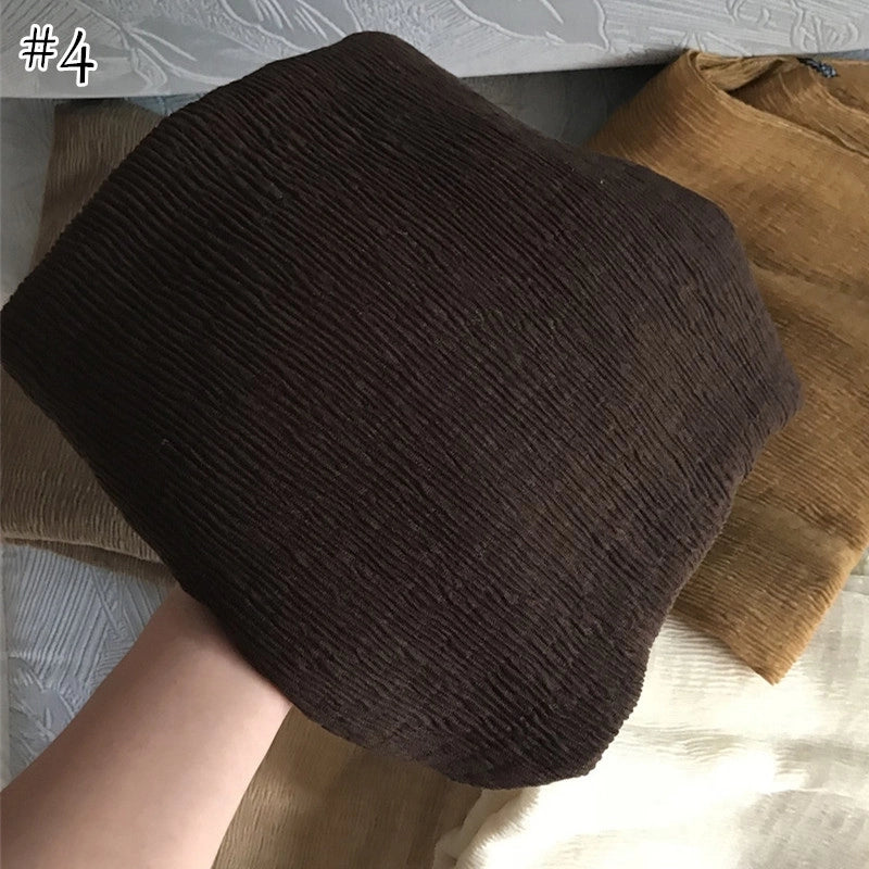 Women's Casual Minimalist Solid Color Cotton And Linen Scarf