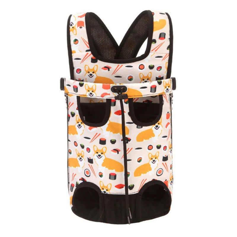 Cat Outdoor Travel Bag With Breathable Mesh