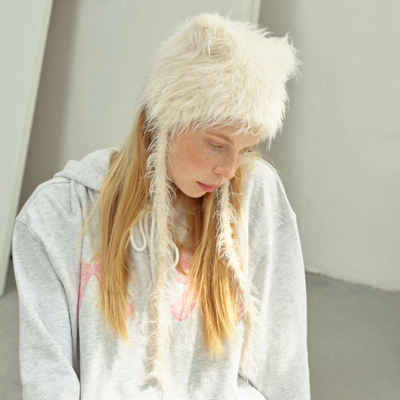 Women's Minimalist Solid Color Eaveless Wool Cap