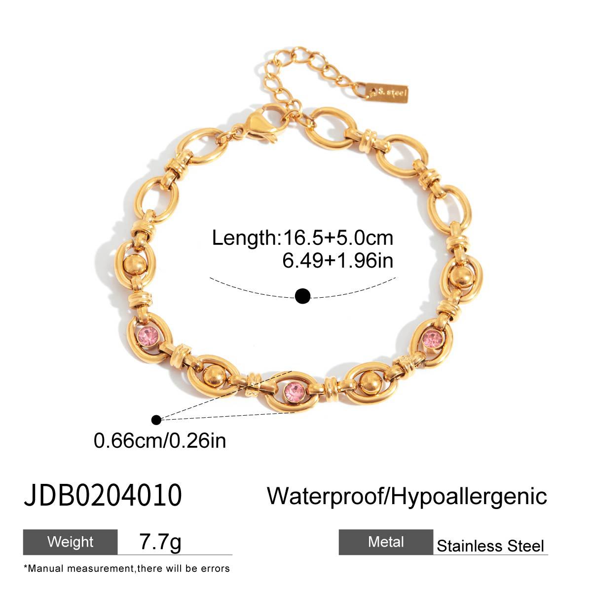 Stainless Steel Jewelry Bracelet For Girls Hot-Selling Titanium Steel Sand Gold