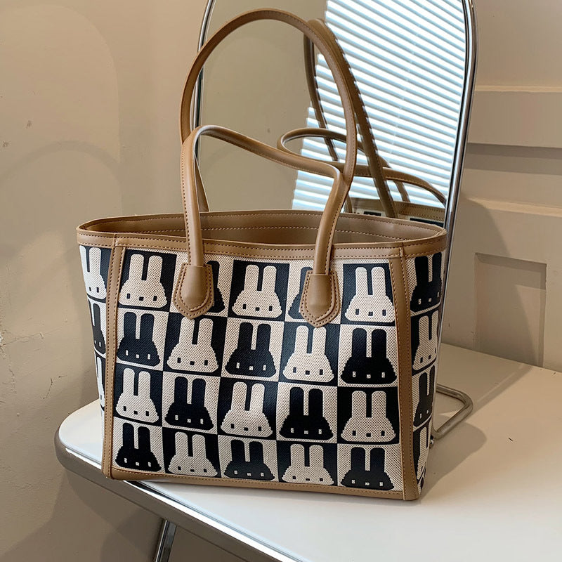 Canvas College Tote Bag for Women