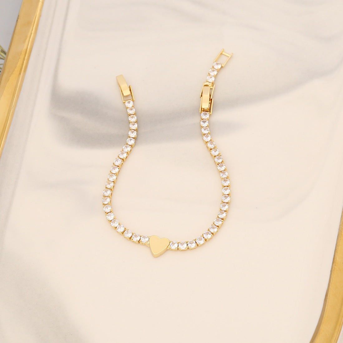 Women Heart Star Zircon Bracelets