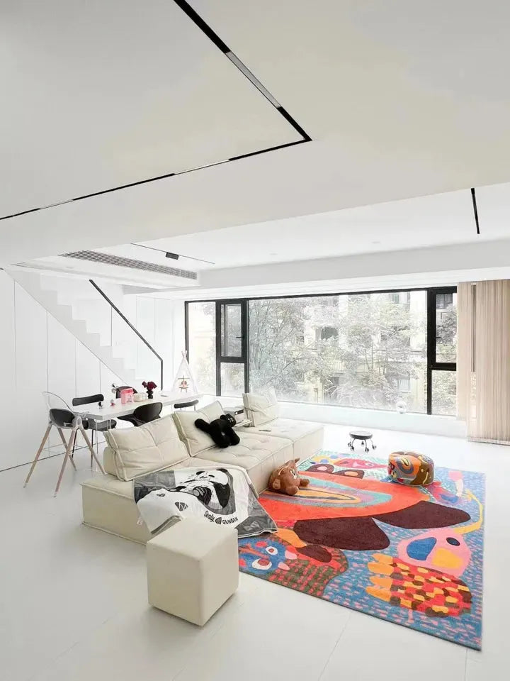 Rainbow Ears Kids Room Carpet