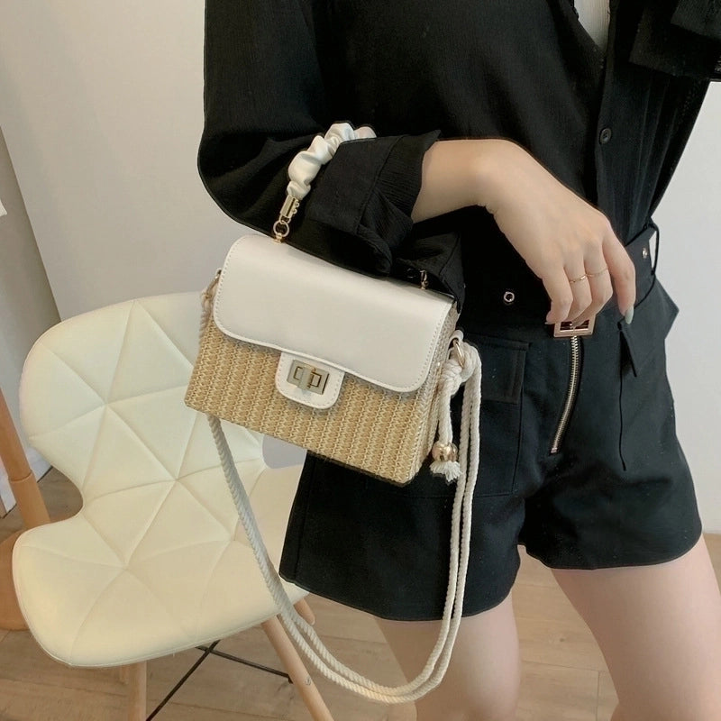Women's Medium All Seasons Straw Fashion Straw Bag