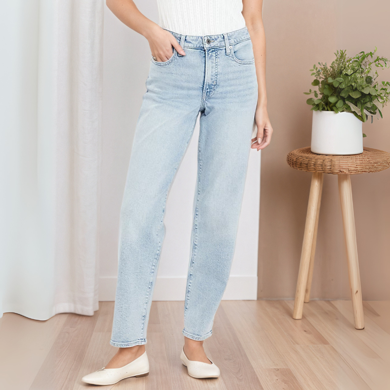High-Waisted Loose Jeans For Women