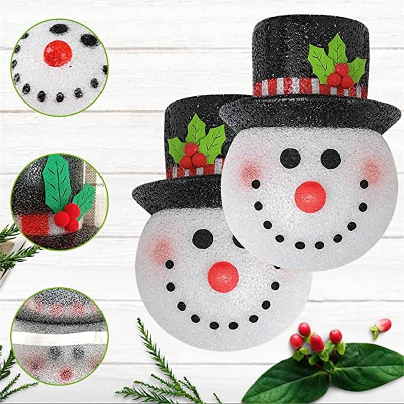 Christmas Snowman Porch Light Covers