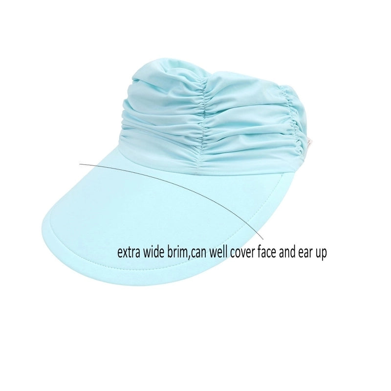 Women's Minimalist Solid Color Big Eaves Sun Hat