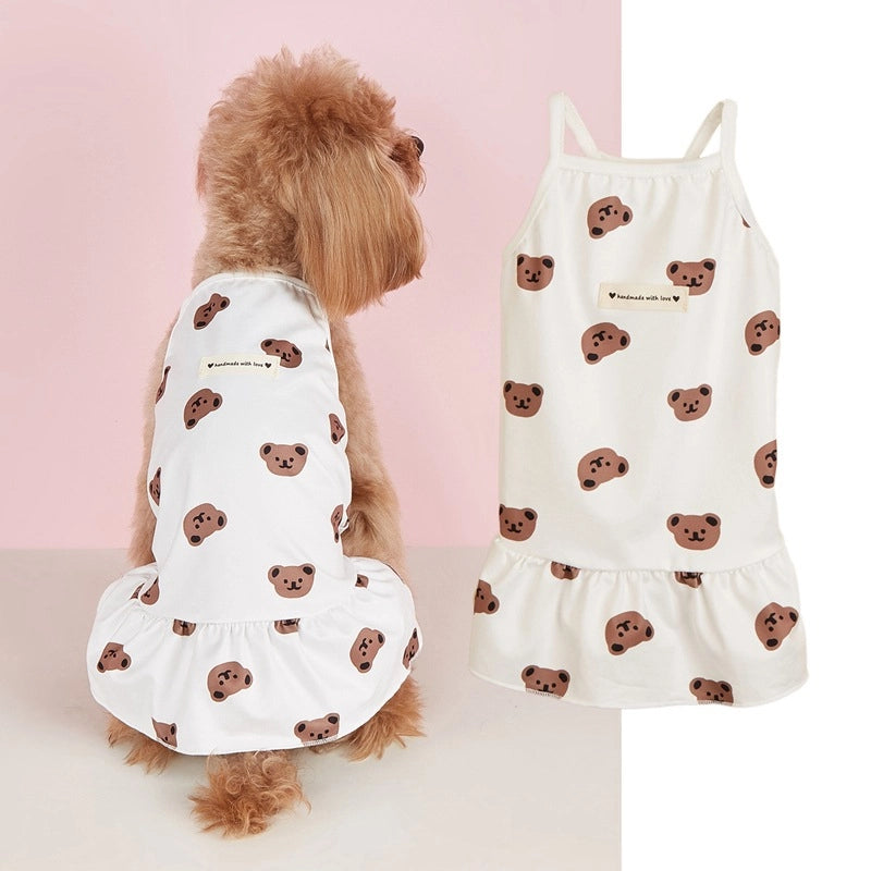 Cute Polyester Bear Pet Clothing