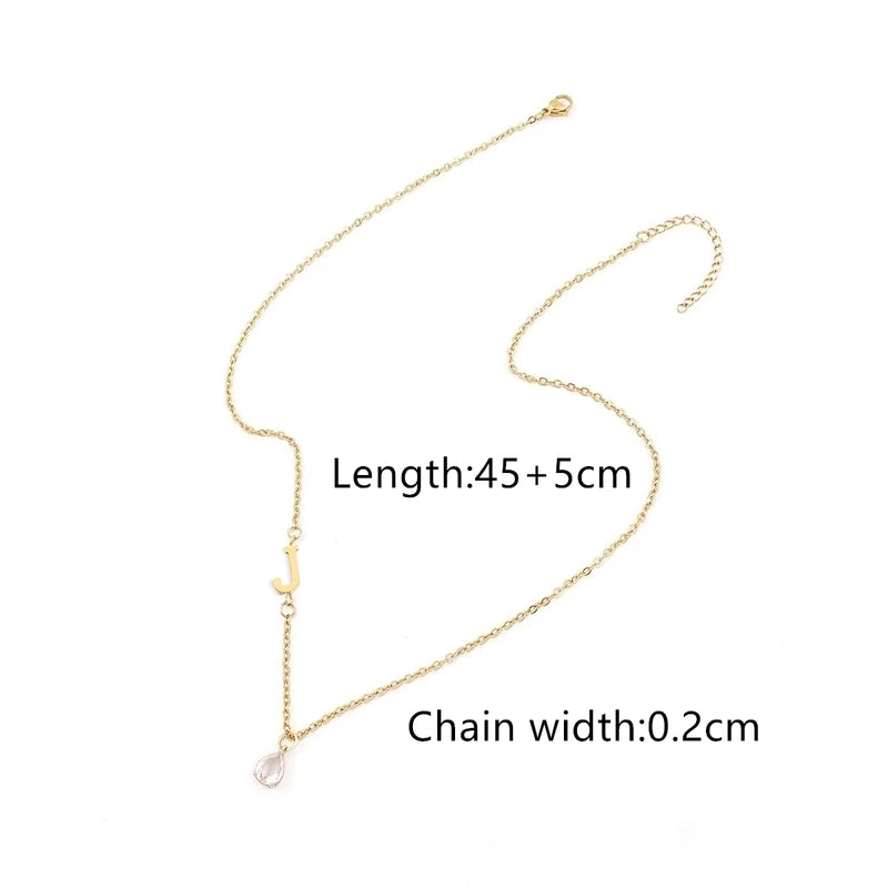 Casual Classic Style Letter 201 Stainless Steel 304 Stainless Steel Pendant Necklace