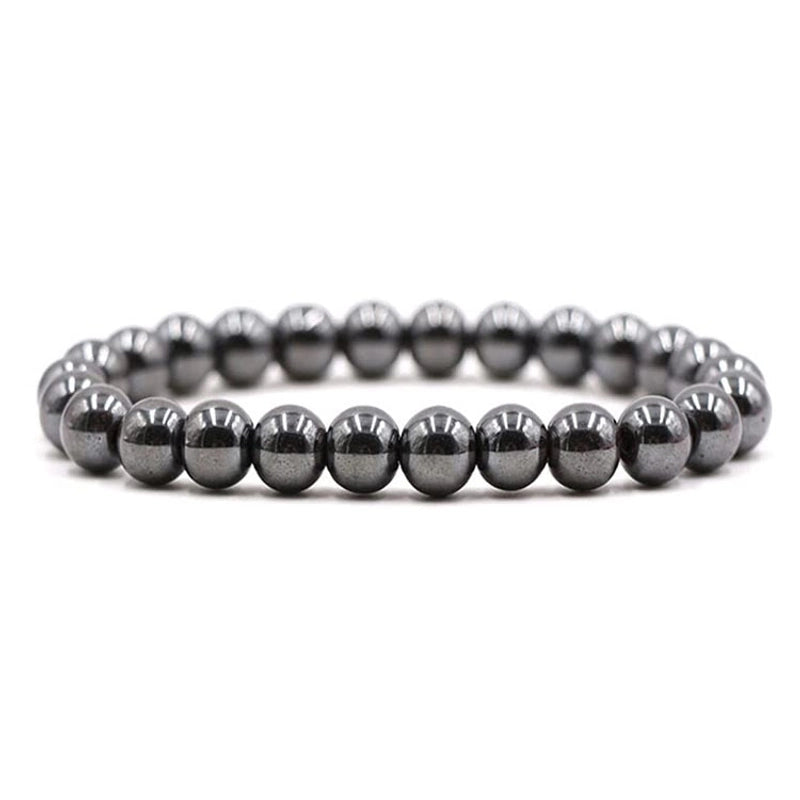 Minimalist Solid Color Natural Stone Beaded Bracelets