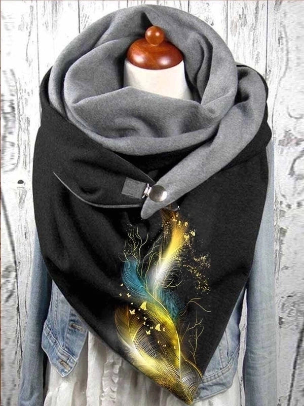 Women's Basic Streetwear Moon Butterfly Polyester Scarf