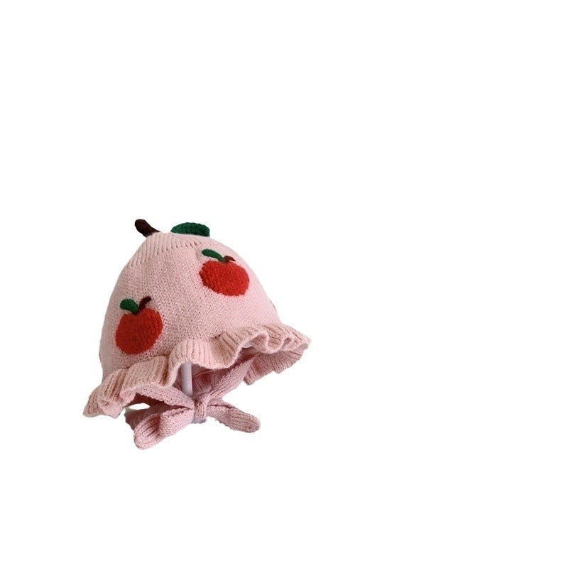 Girl's Cartoon Style Sweet Minimalist Fruit Bucket Hat