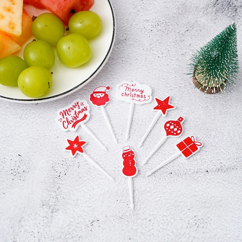 Fashion Car Plastic Fruit Fork 1 Set