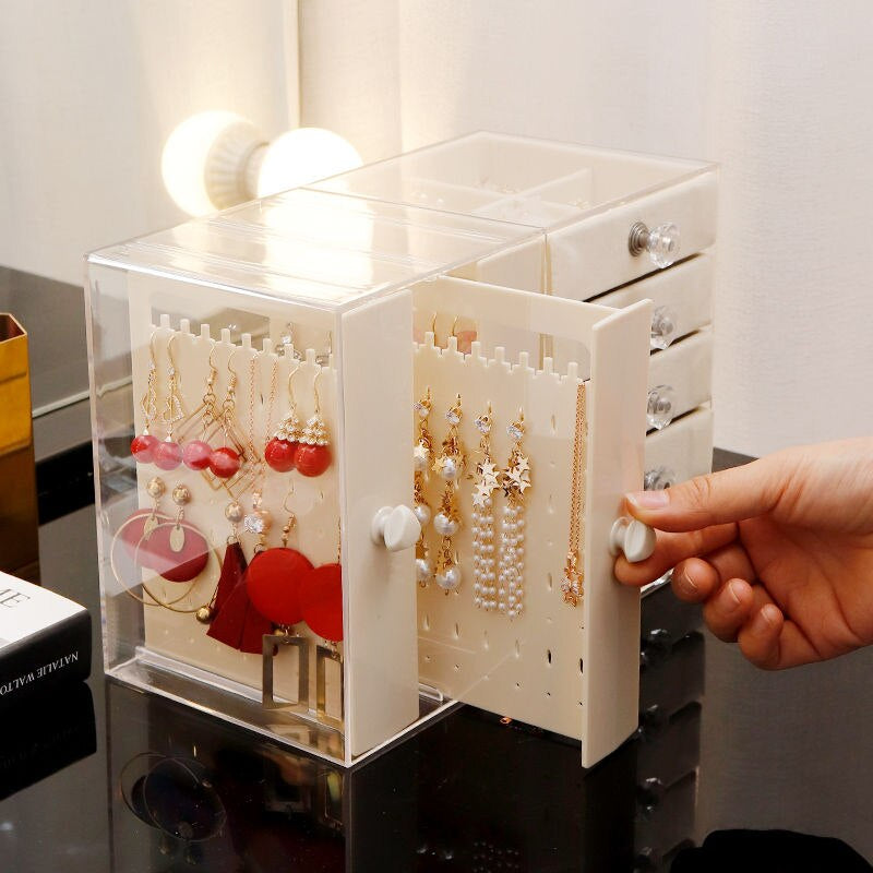 Large Capacity Jewellery Storage Box. Transparent Display Stand