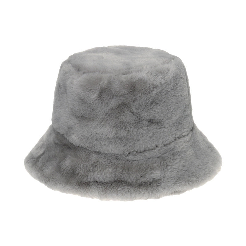 Women's Fashion Solid Color Flat Eaves Bucket Hat