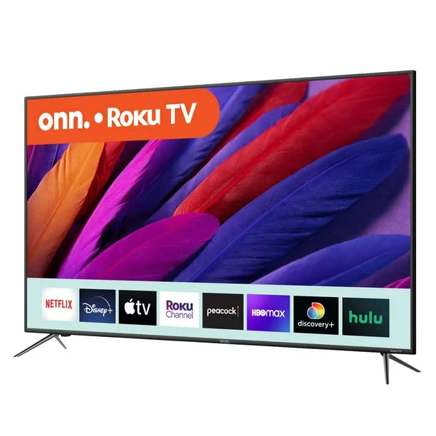 ONN Televisión 75 Clase 4K UHD (2160P) LED Smart TV HDR (100044717) Compatible con Netflix. Hulu. Prime Video y más Plataformas de Stream (Reacondicionado)