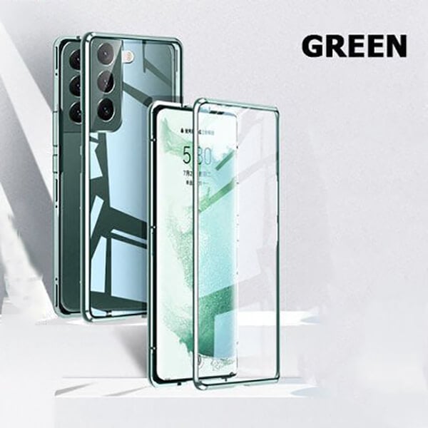 🔥 Magnetic Tempered Glass Double-sided Phone Case For Samsung