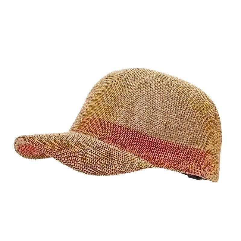 Women's Vacation Minimalist Solid Color Curved Eaves Baseball Cap