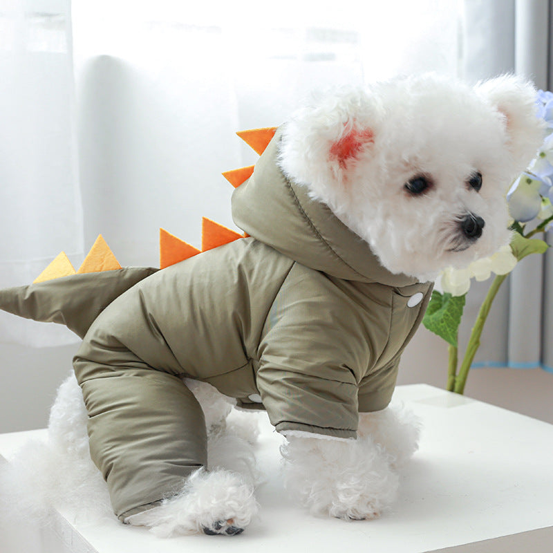 Dinosaur Shaped Dog Cat Jacket