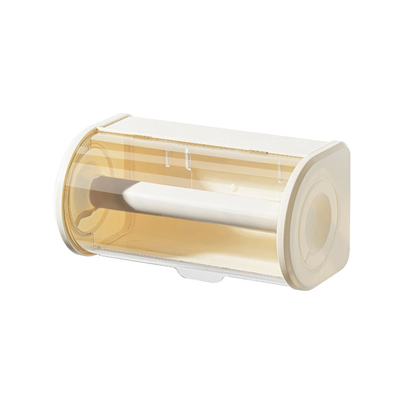 Dust-proof Kitchen Tissue Storage Box Rack Kitchen Transparent Cover Wall-mounted Punch-free Lazy Rag Rack Advanced