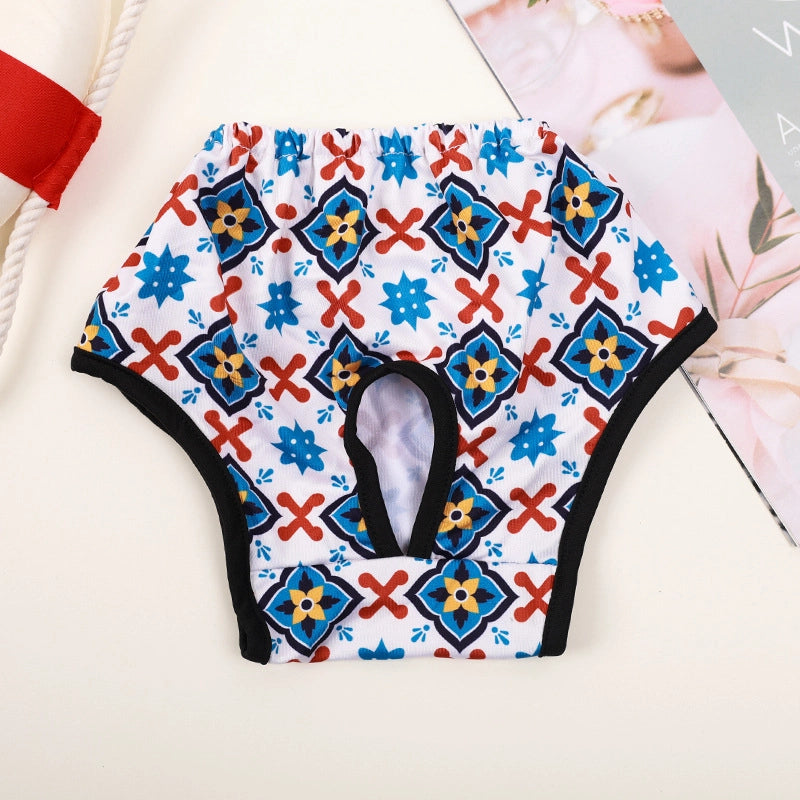 Source Pet Pants Pet Clothing Dog Pants Puppy Printed Cute Pants
