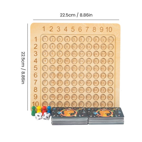 💥  Promotion- SAVE 48% OFF- Wooden Multiplication Board Game - BUY 2 GET EXTRA 10 % OFF & FREE SHIPPING!