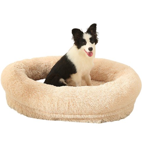 Oval-Shaped Pet Bed - Nude
