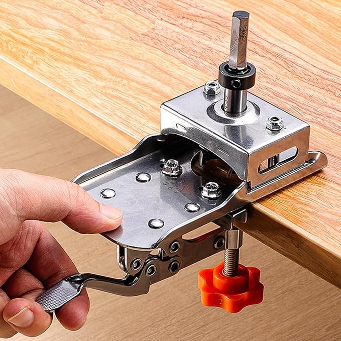 Adjustable Hinge Hole Jig