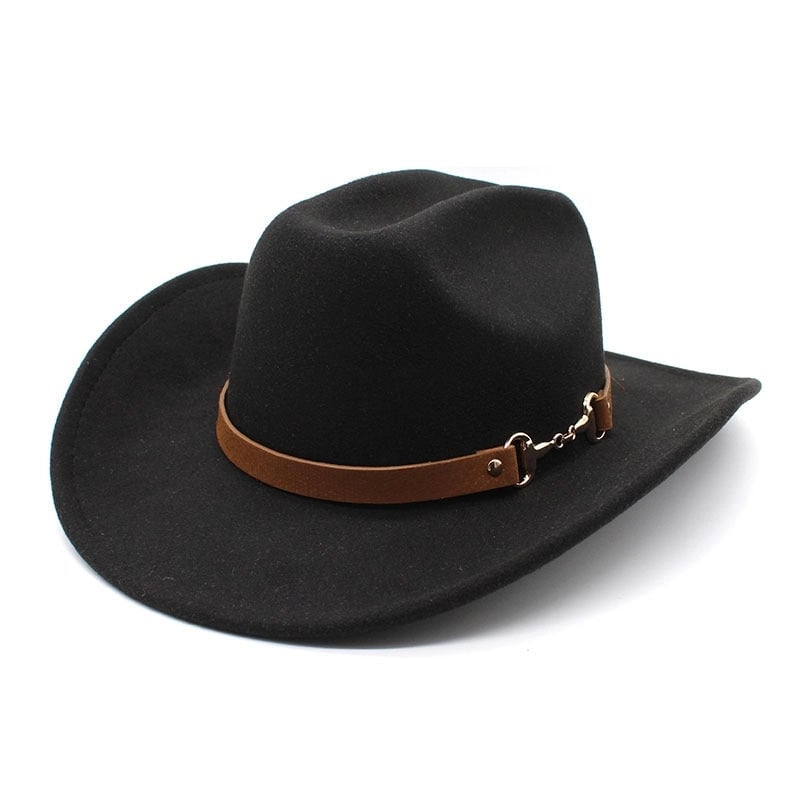 Women's Men's Vintage Style Ethnic Style Solid Color Big Eaves Fedora Hat