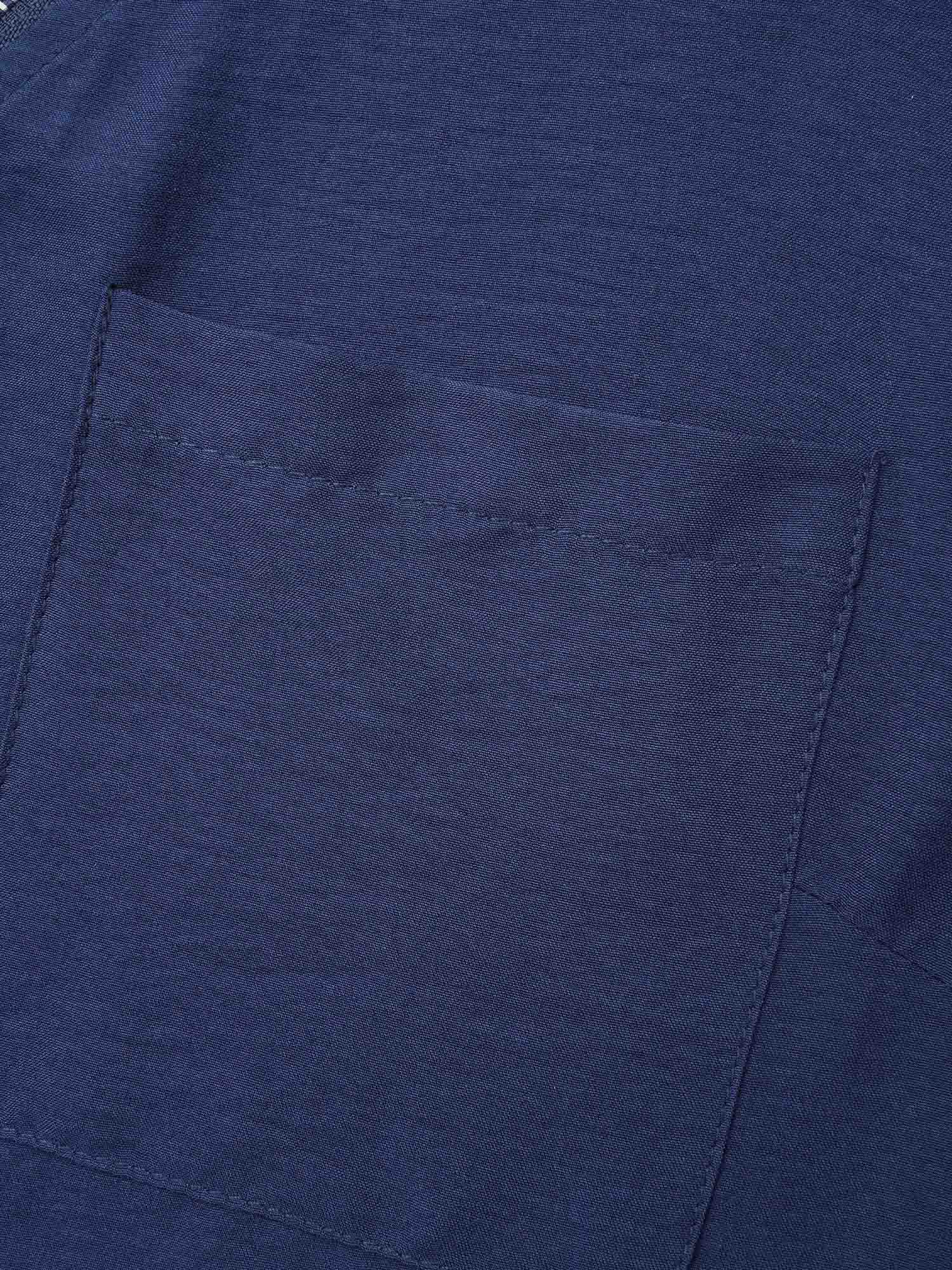 Solid Half Zip Tab Sleeve Dress