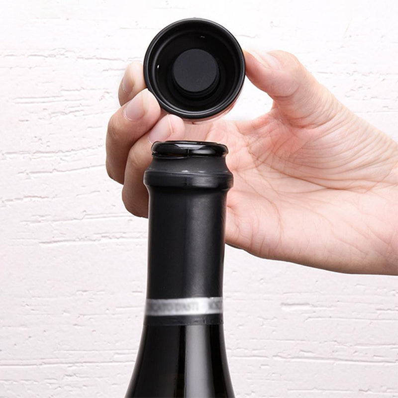 Silicone Sealed Wine. Beer. Champagne Stopper