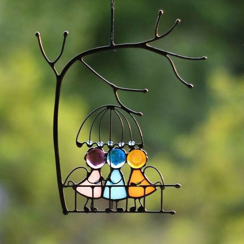 Suncatcher Stained Glass Art Window Hangings