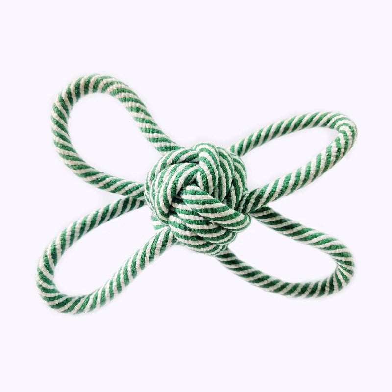 New Dog Toy Pet Cotton Rope Toy Hand-pulled Braided Ball Medium And Large Dog Interactive Bite Training Ball