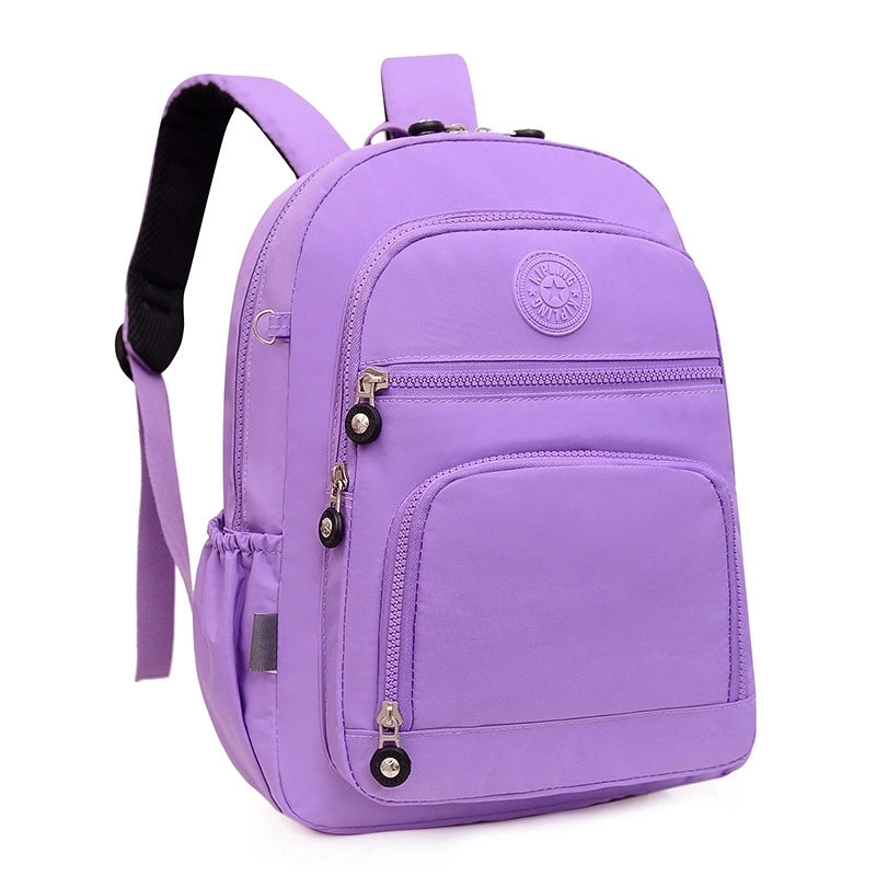 Waterproof 18 Inch Solid Color Holiday Daily School Backpack