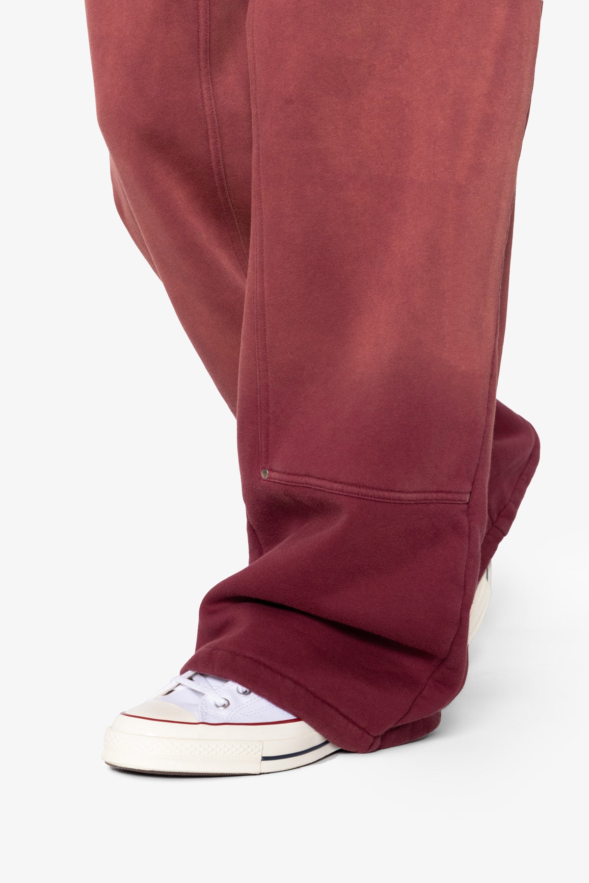 West Double Knee Sweatpants - Red