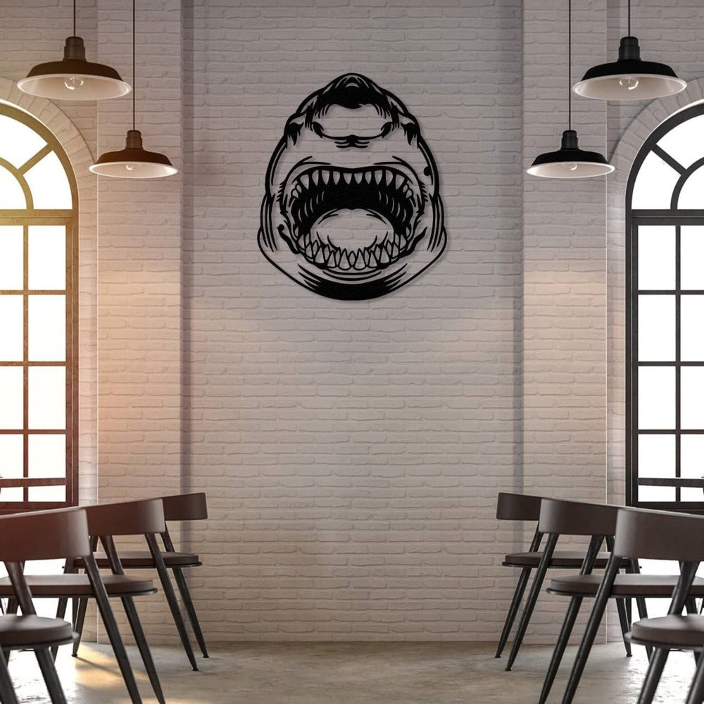 Wild Shark Wall Decor