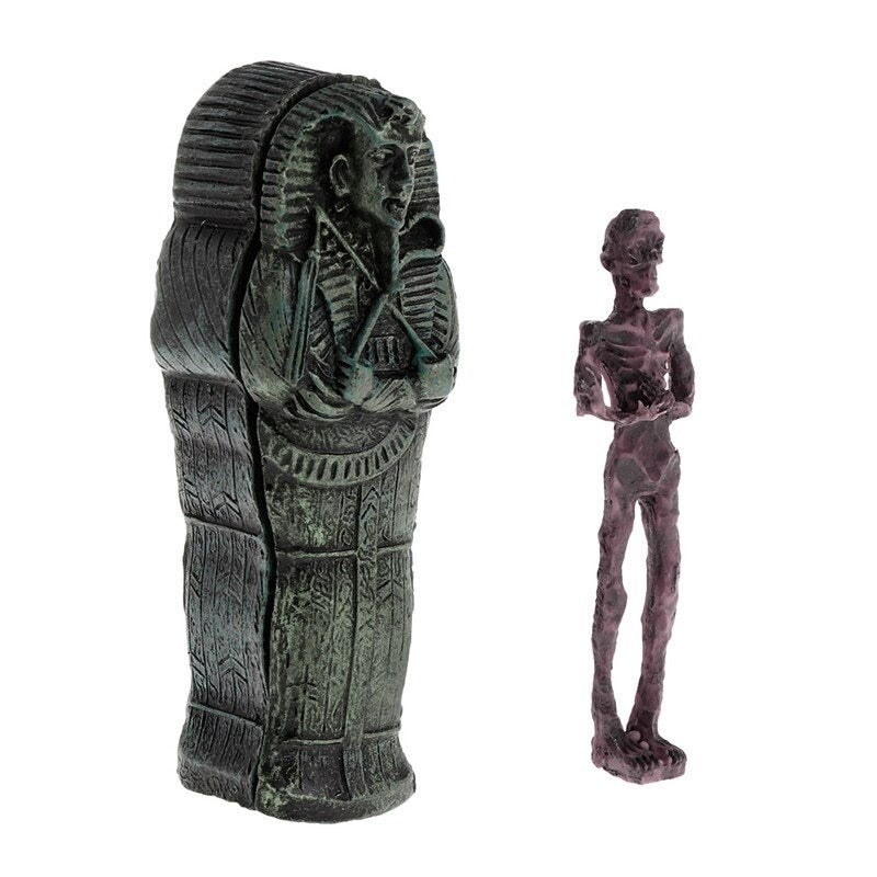 Mummy Egypt Landscape Ornament For Aquarium